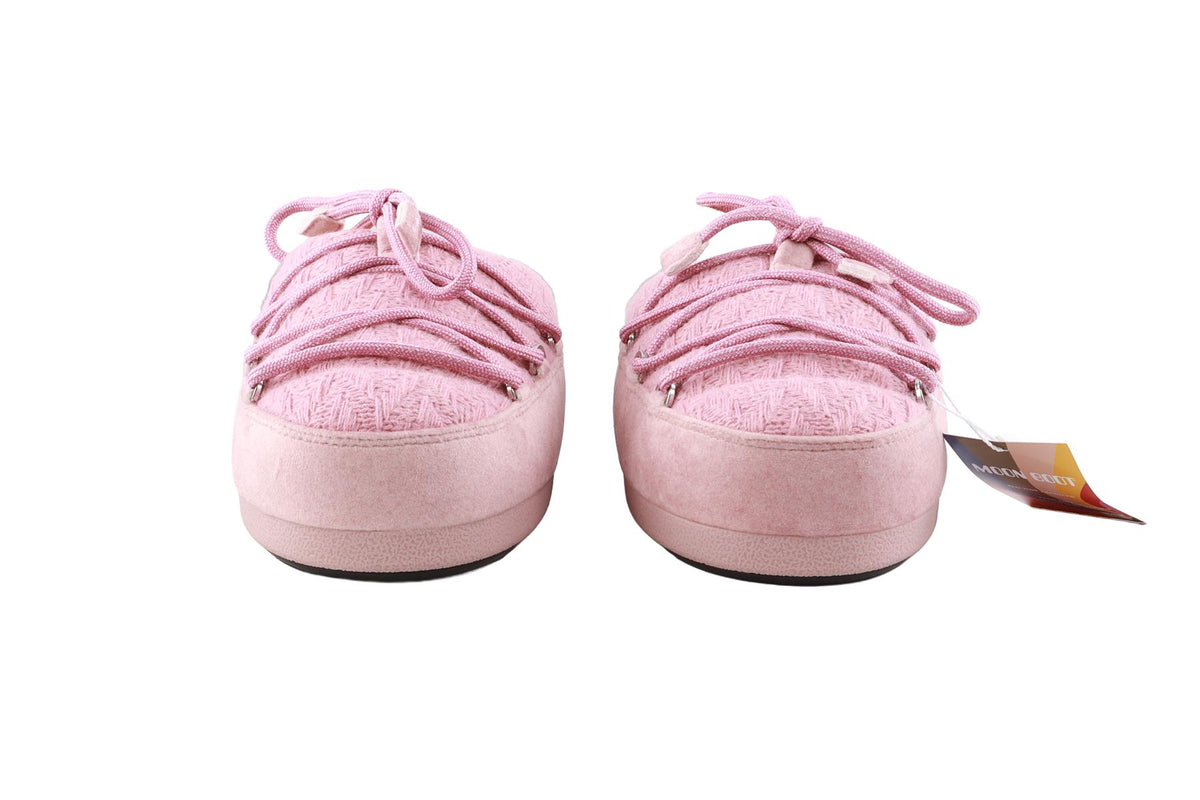 MOON BOOT + GUEST IN RESIDENCE PINK EVX KNIT SHOES EU 39-40