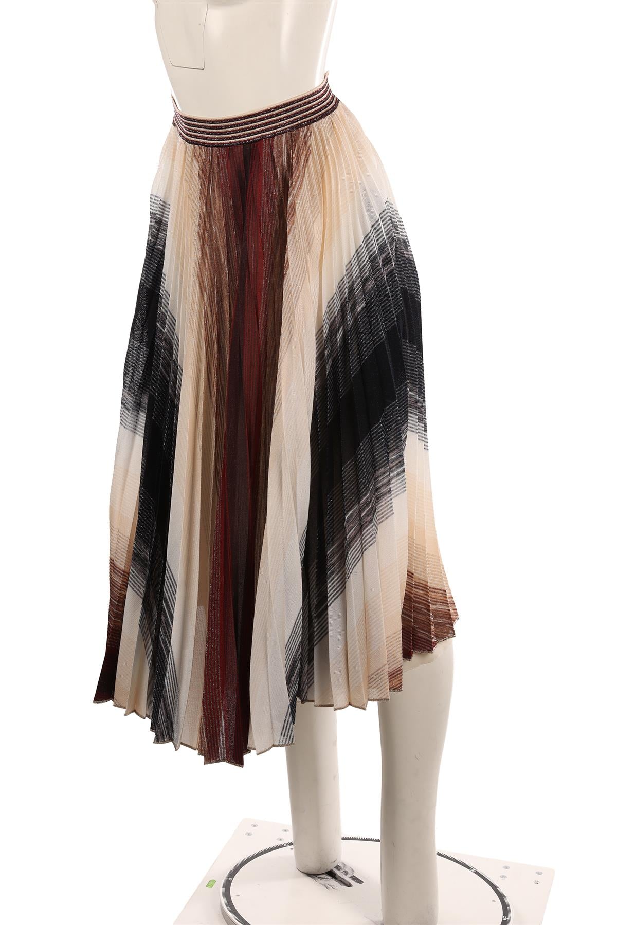 MISSONI MULTI KNIT MIDI SKIRT IT 40 UK 8