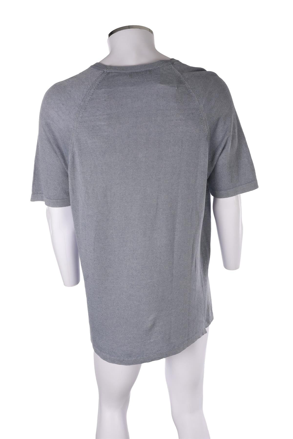 THOM SWEENEY BLUE MEN'S LINEN TOP IT 54 UK 44