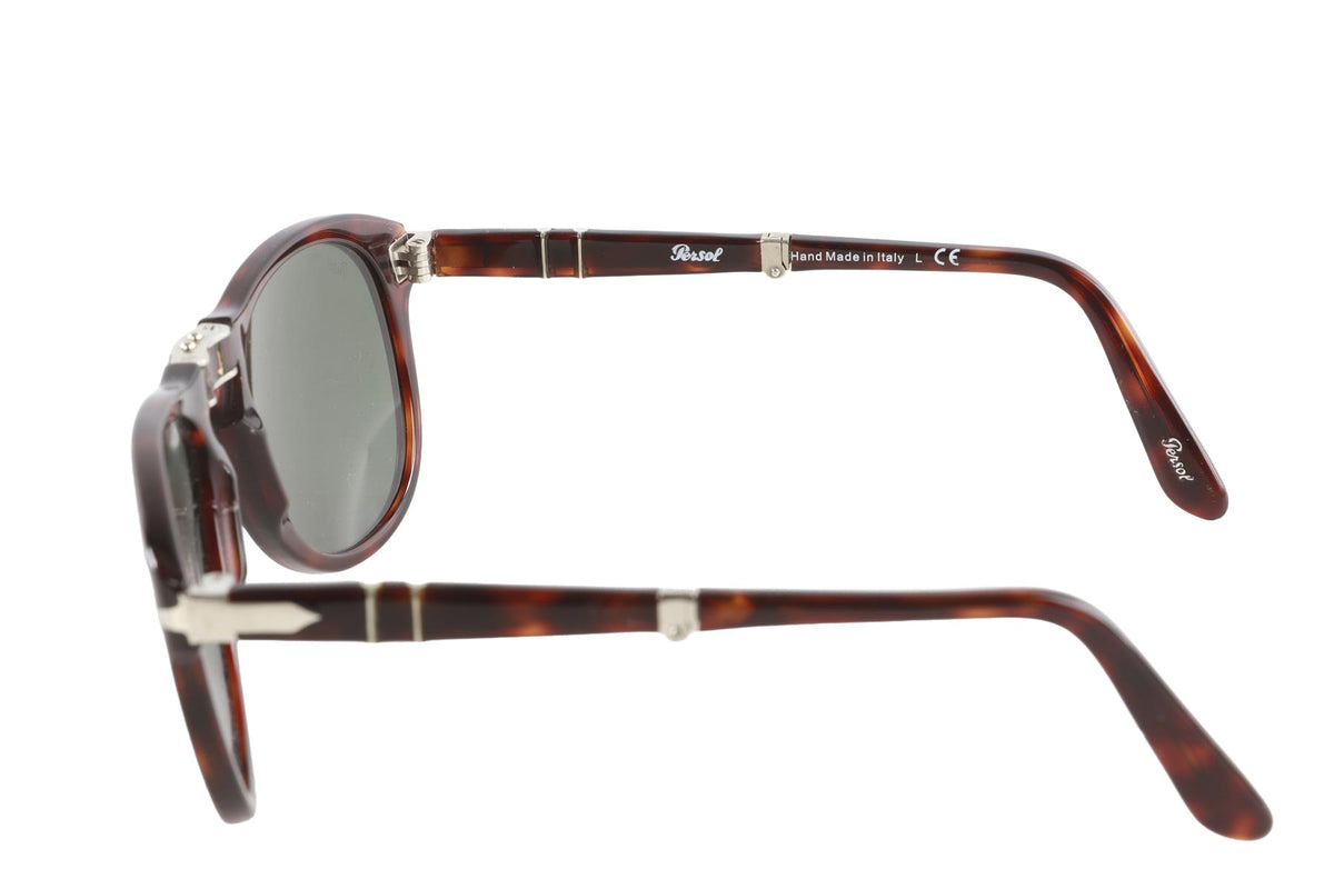 PERSOL BROWN PILOT STYLE ACETATE SUNGLASSES