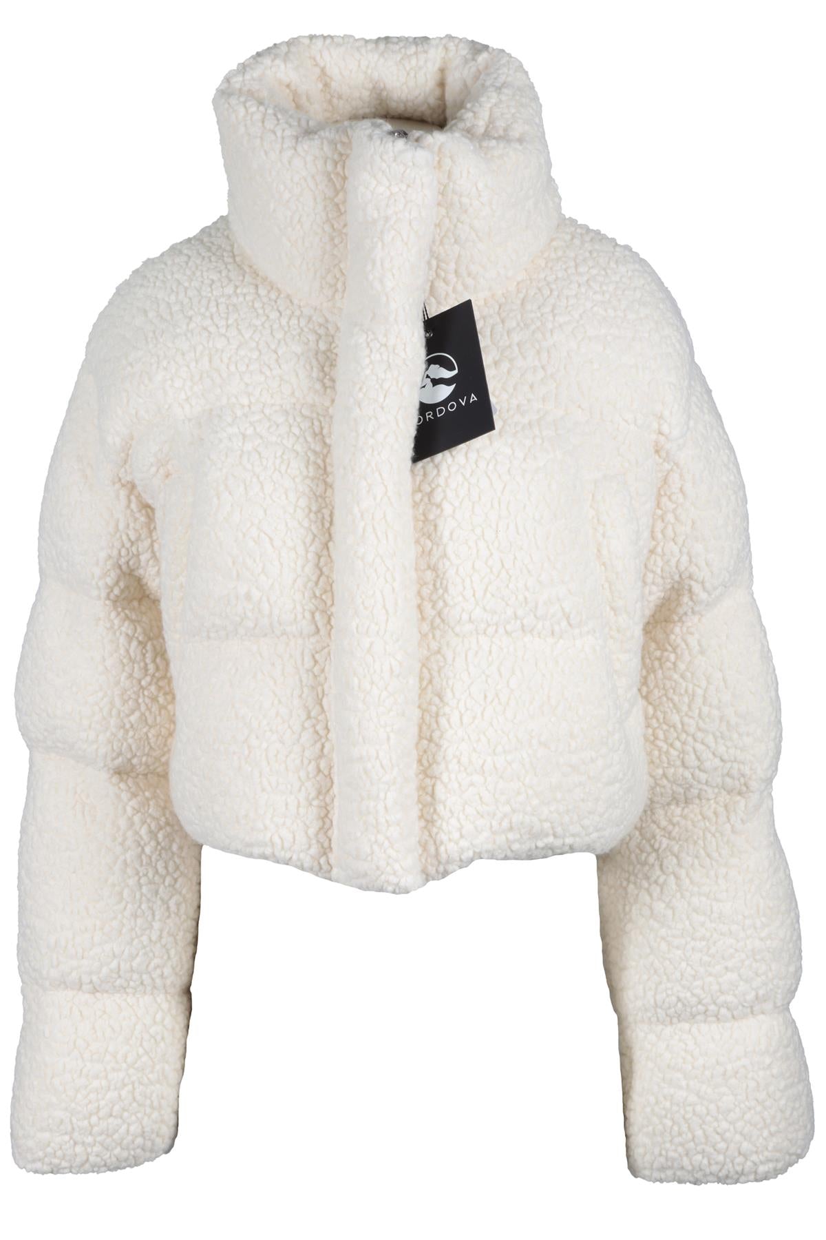 CORDOVA CREAM PADDED WOOL JACKET MEDIUM