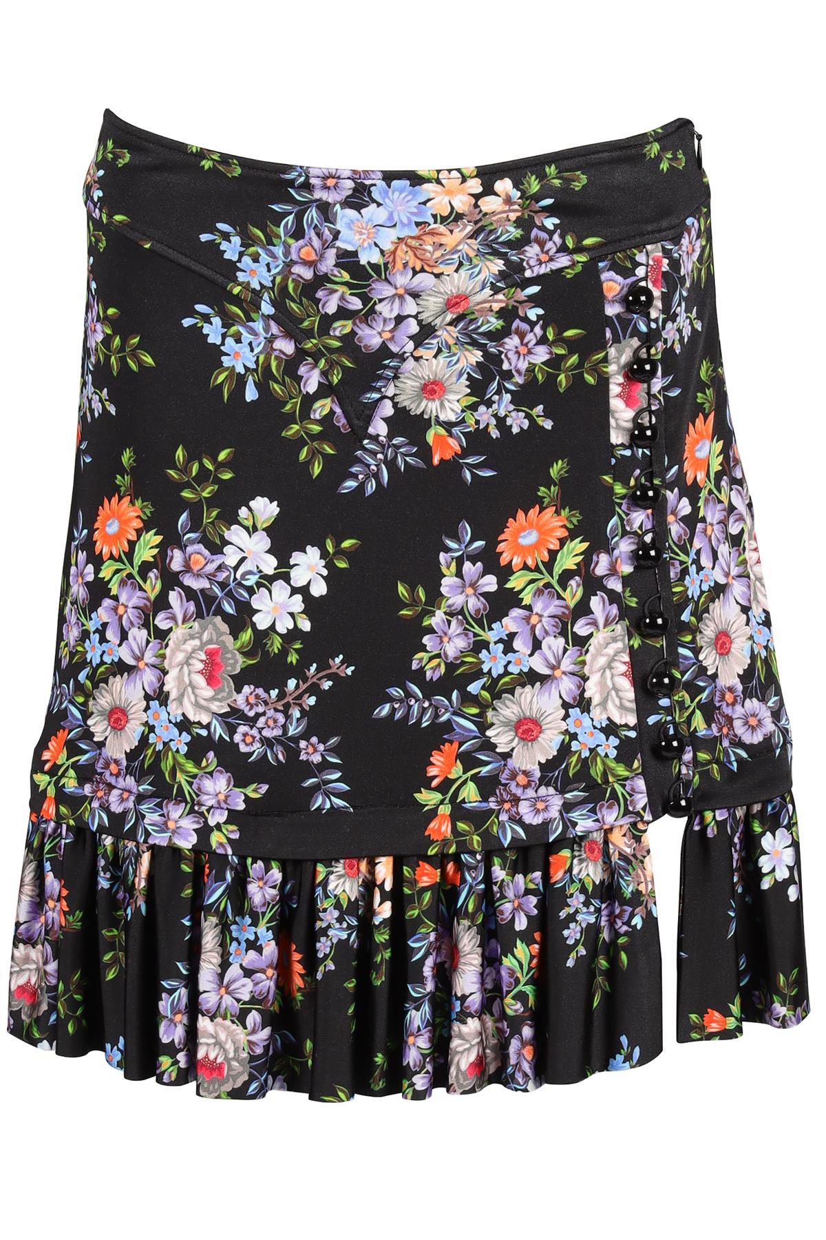 PACO RABANNE MULTI JERSEY MINI SKIRT FR 38 UK 10