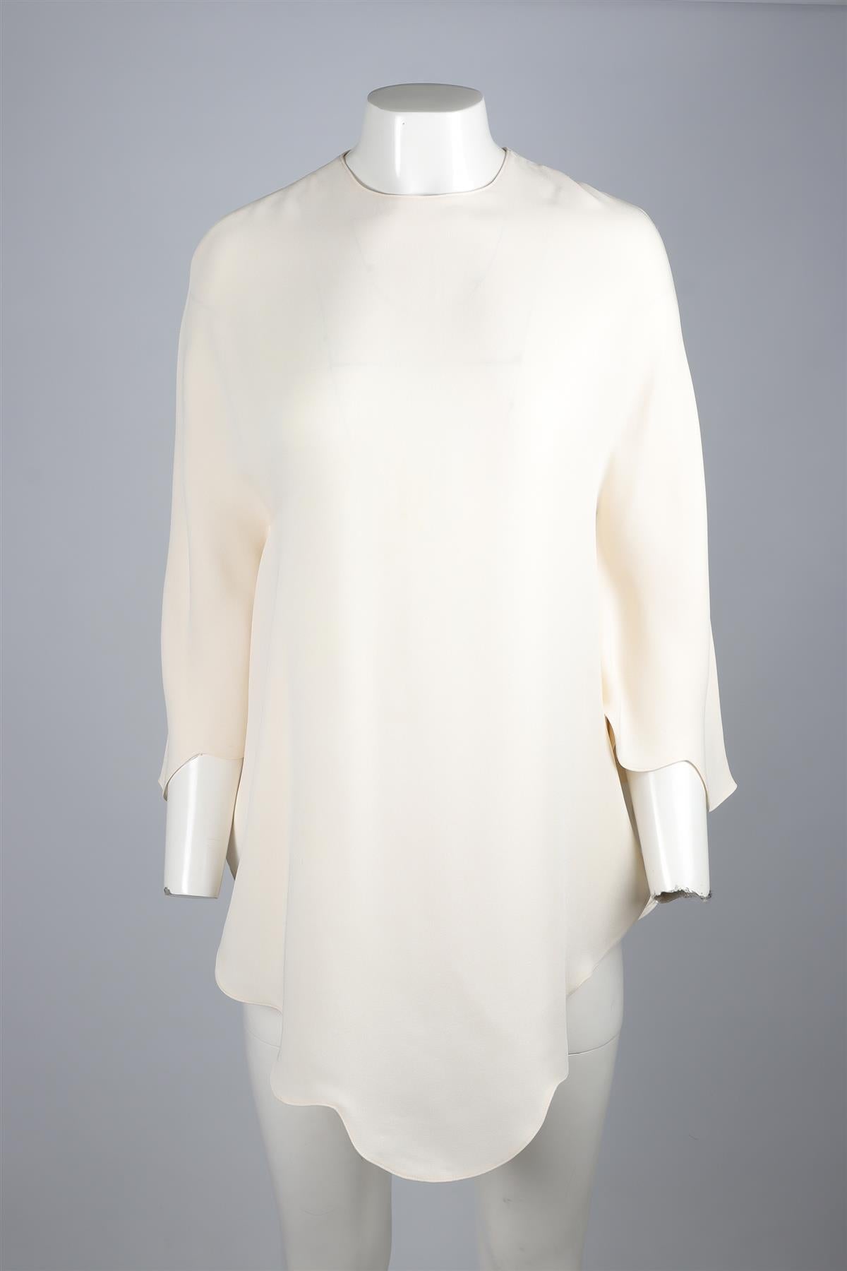 VALENTINO IVORY SILK TOP IT 38 UK 6