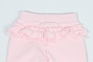 MONNALISA PINK BABY GIRLS COTTON PANTS 18 MONTHS