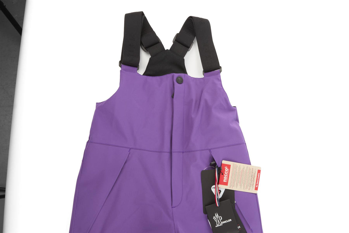 MONCLER PURPLE KIDS GIRLS SALOPETTES 12 YEARS
