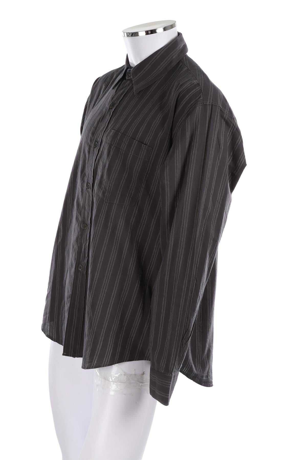 MFPEN HERREEKVIPERING BLUE COTTON SHIRT MEDIUM