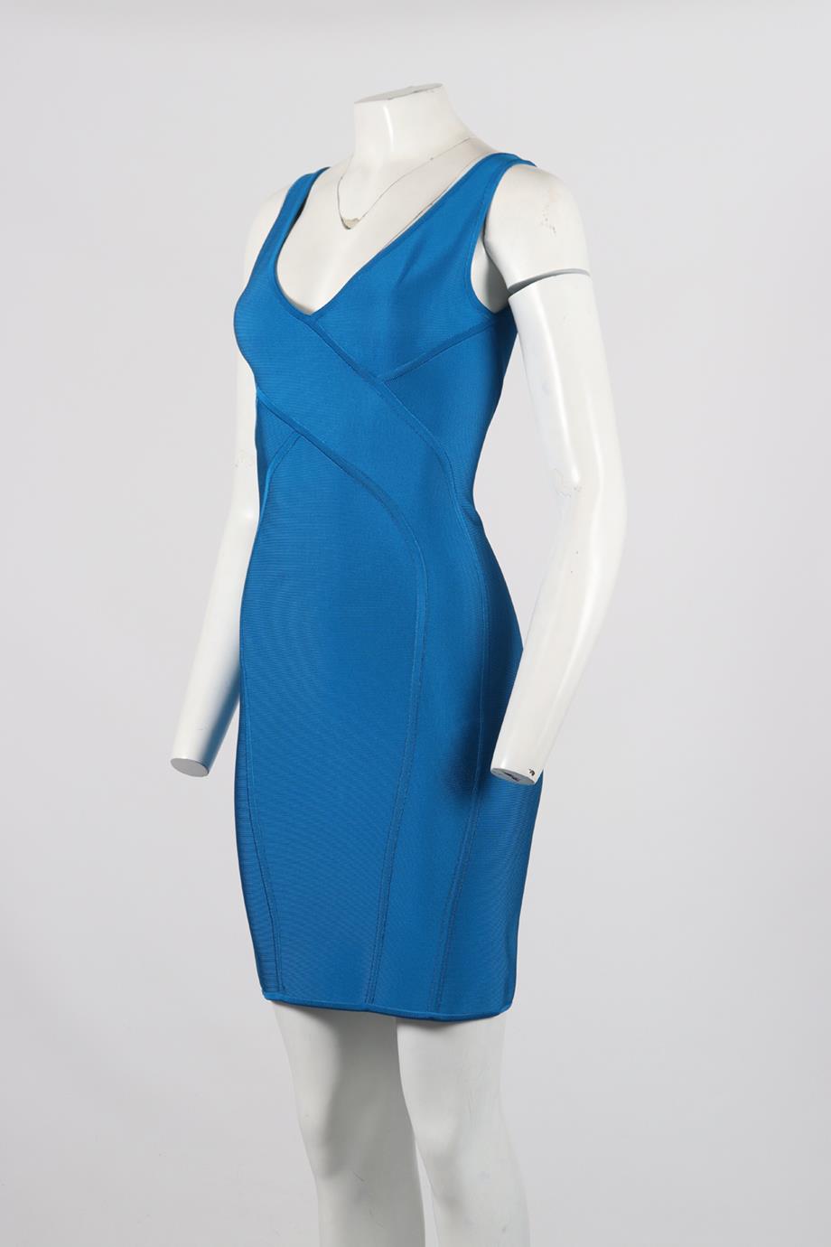 HERVE L LEROUX STRETCH KNIT MINI DRESS FR 40 UK 12