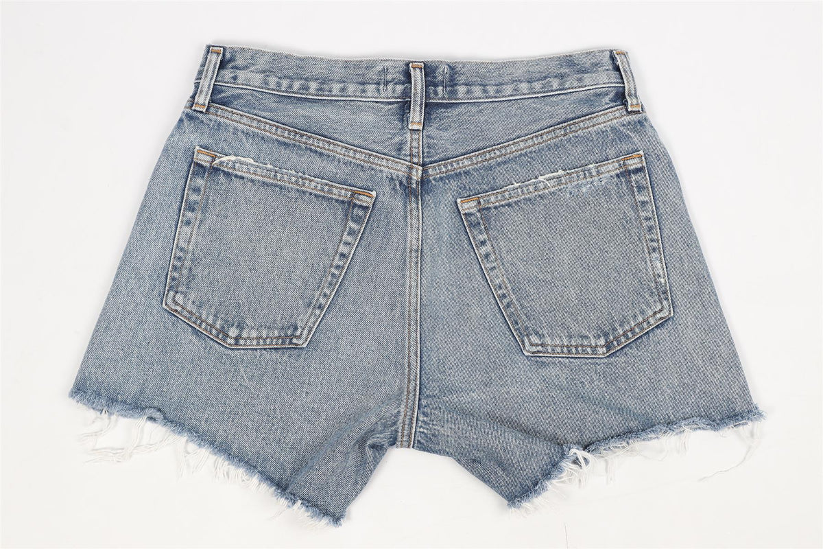 AGOLDE HIGH RISE DENIM SHORTS W27 UK 8-10
