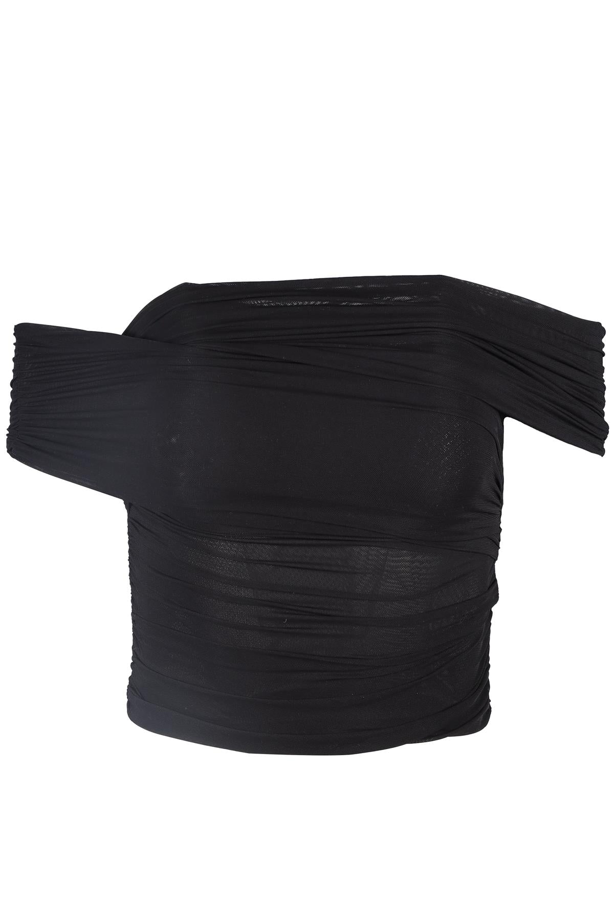 SER.O.YA BLACK MESH TOP XSMALL