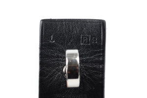 HERMÈS BLACK 2014 HIP HOP LEATHER BRACELET