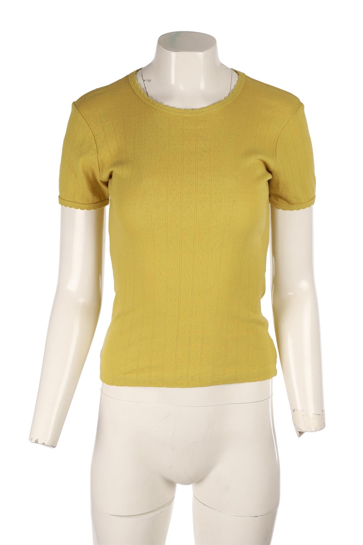 LESET GREEN COTTON T-SHIRT SMALL