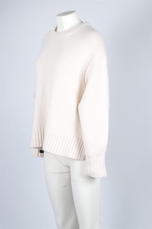 GUEST IN RESIDENCE CREAM CASHMERE SWEATER MEDIUM