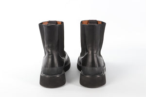 CELINE BLACK LEATHER ANKLE BOOTS EU 38.5 UK 5.5 US 8.5