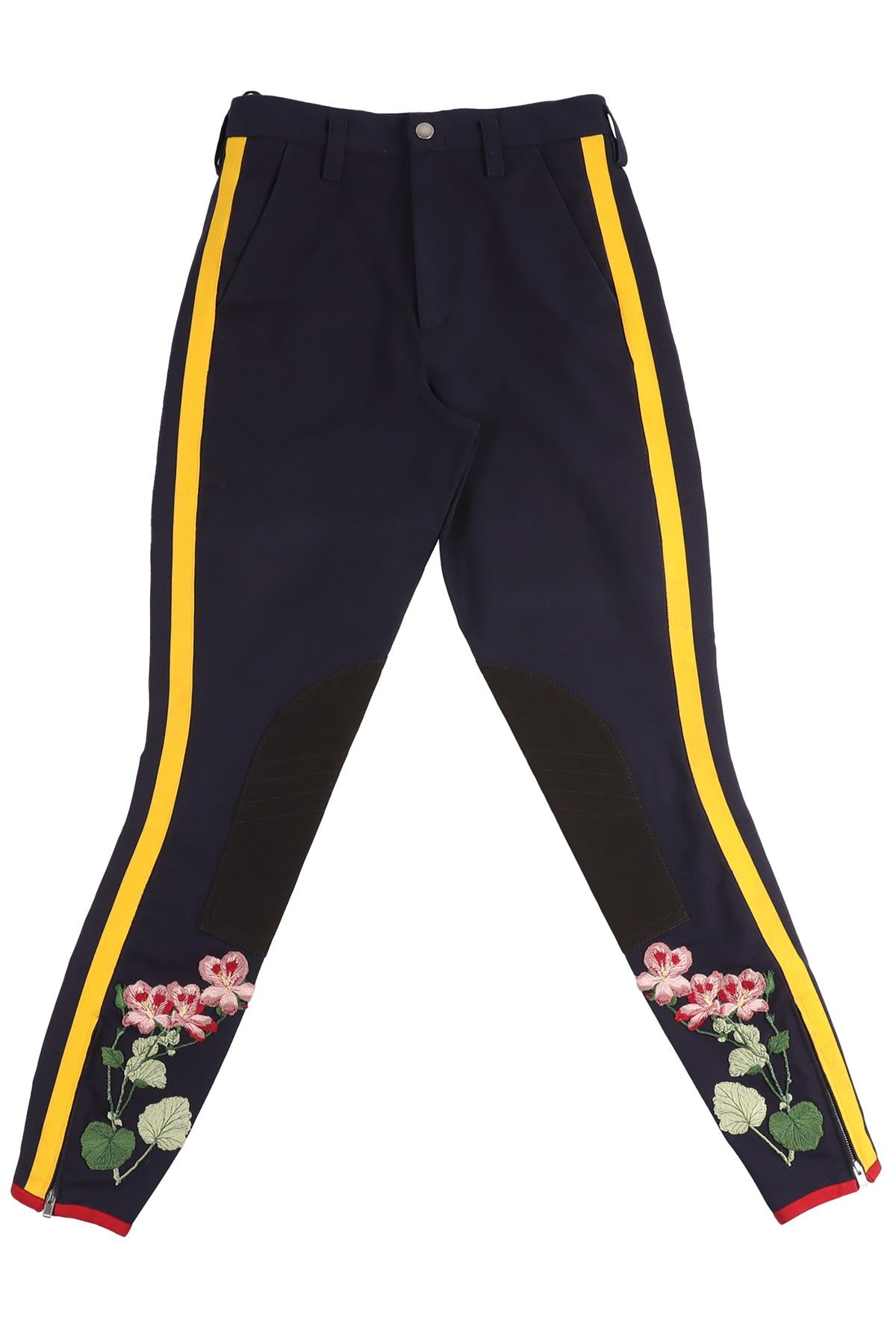 GUCCI NAVY COTTON SKINNY PANTS IT 36 UK 4
