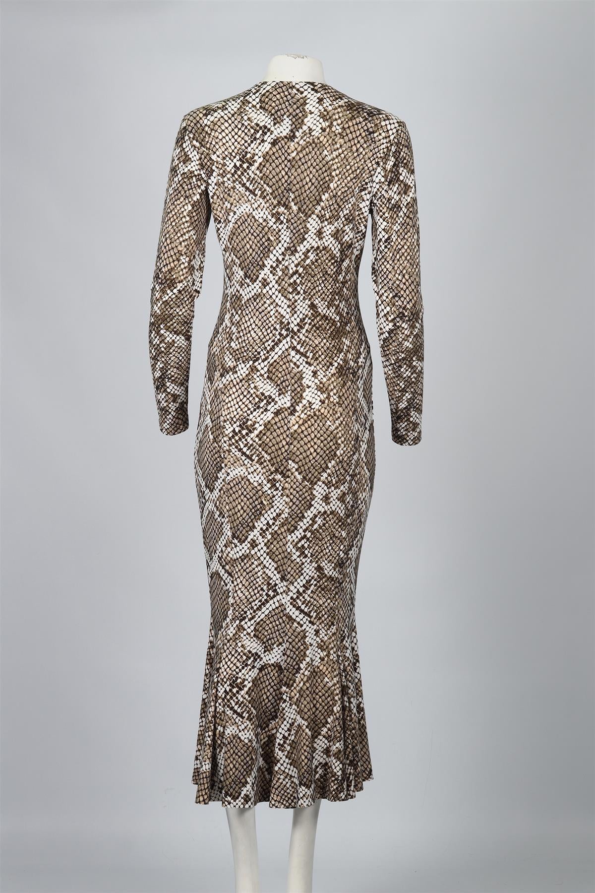 NORMA KAMALI JERSEY MAXI DRESS MEDIUM