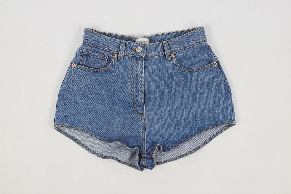 MAGDA BUTRYM BLUE DENIM SHORTS FR 38 UK 10