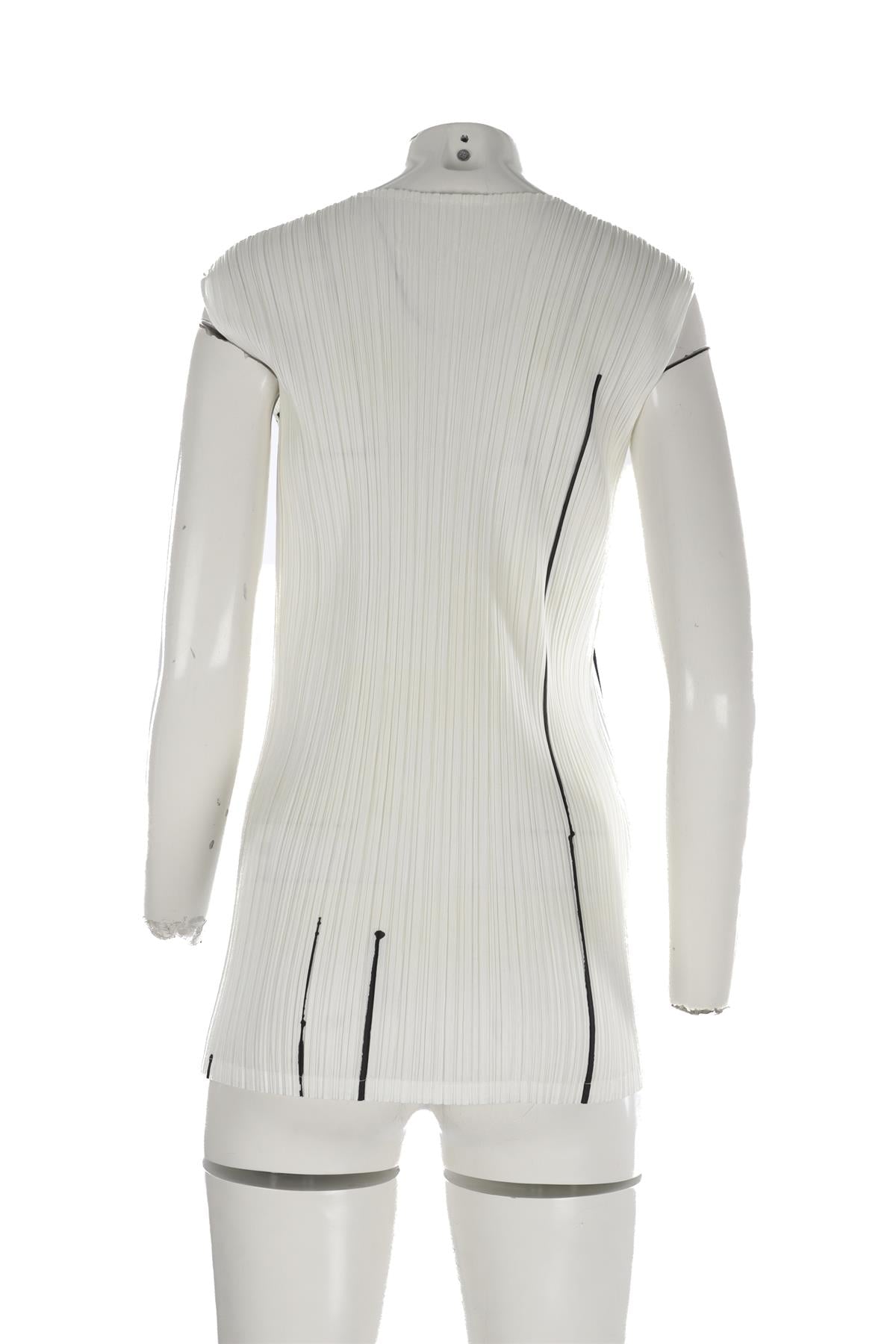 ISSEY MIYAKE + IKKO TANAKA IVORY TOP JP 3 UK 8