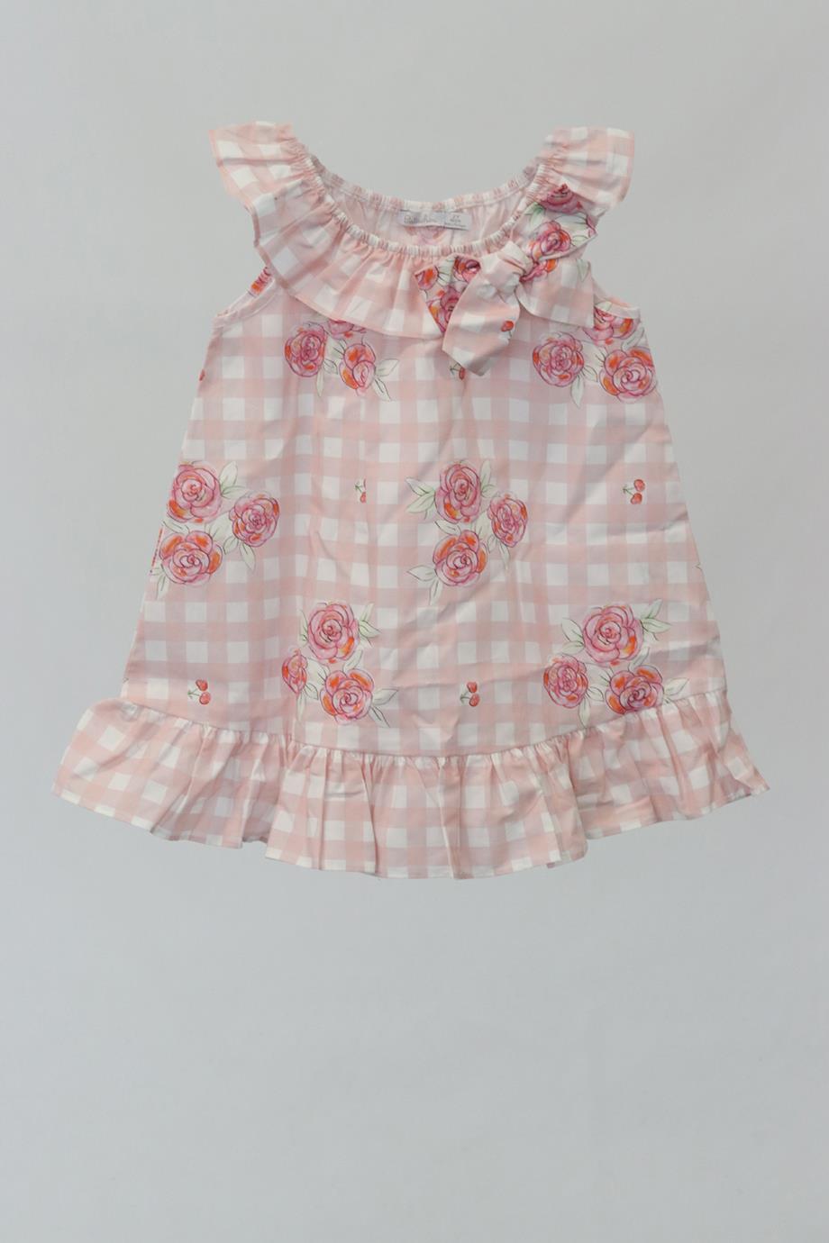PATACHOU KIDS GIRLS COTTON DRESS 2 YEARS