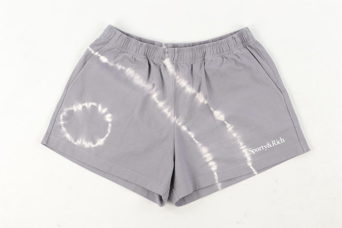 SPORTY & RICH PURPLE COTTON SHORTS LARGE