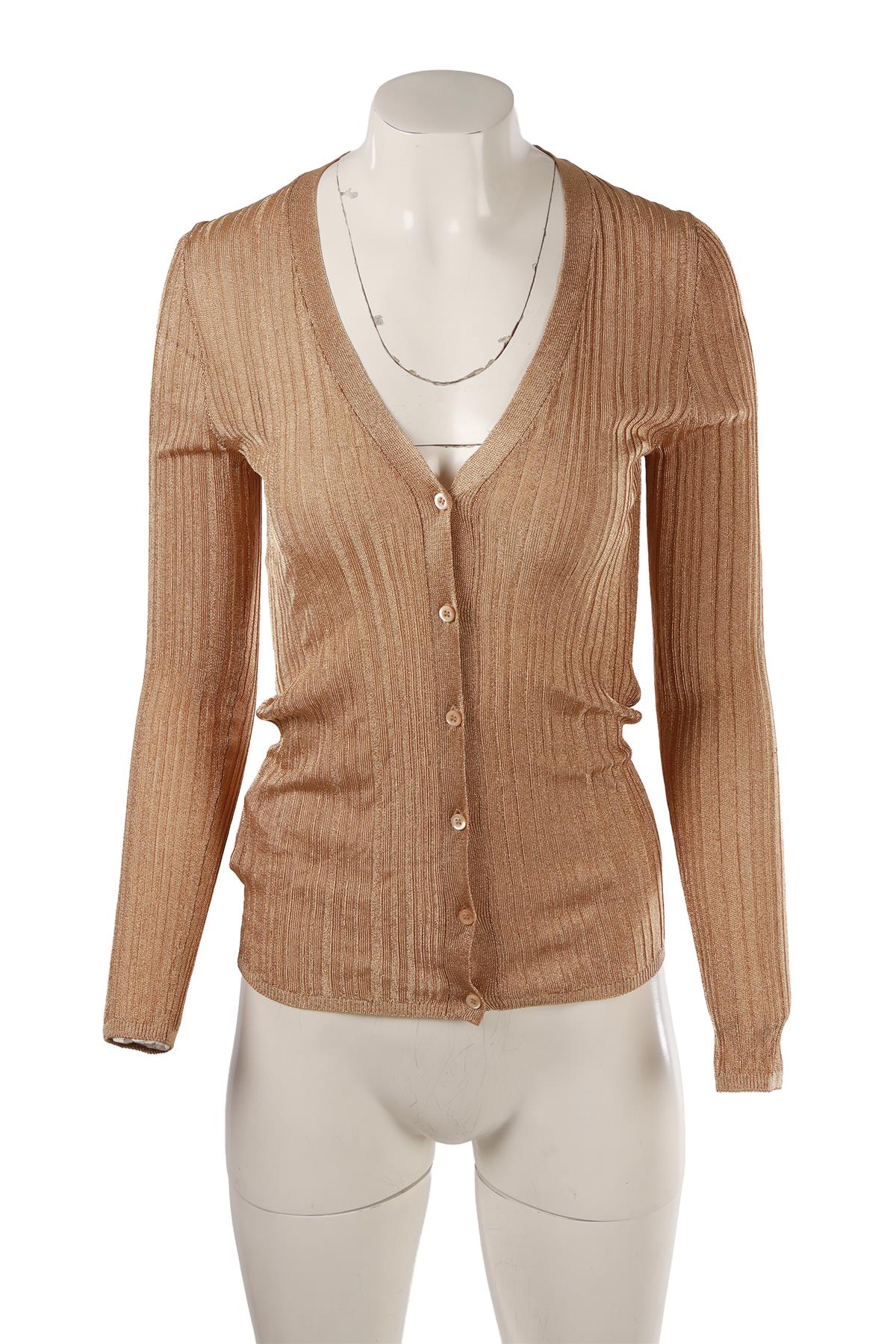 GOLD KNIT CARDIGAN
