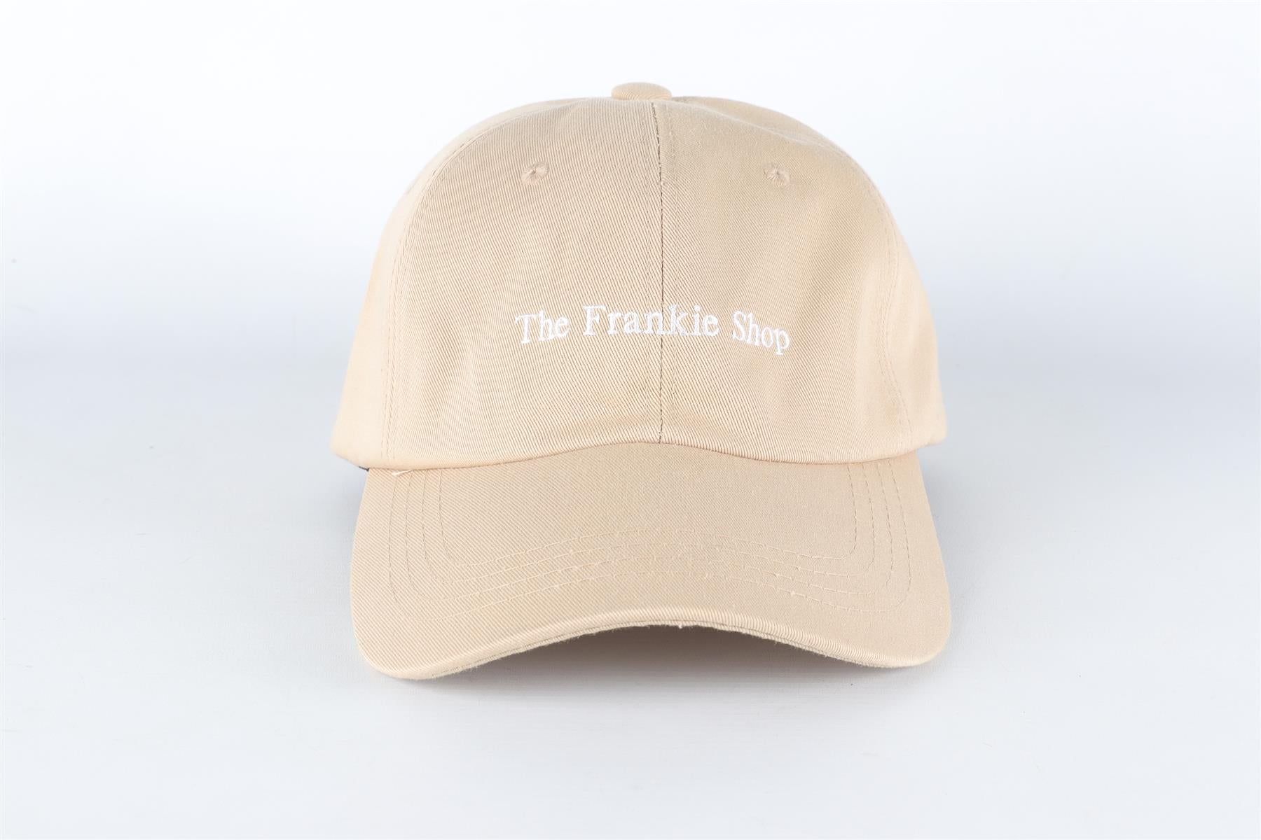 THE FRANKIE SHOP BEIGE COTTON BASEBALL CAP ONE SIZE