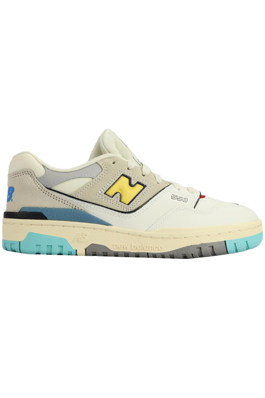 NEW BALANCE 550 SURF SUEDE AND LEATHER SNEAKERS EU 38.5 UK 5.5 US 6