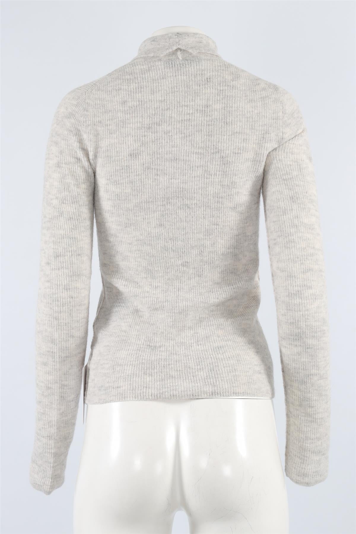 ACNE STUDIOS GREY ALPACA SWEATER XSMALL