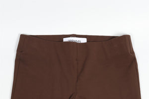 SPRWMN BROWN JERSEY LEGGINGS XSMALL