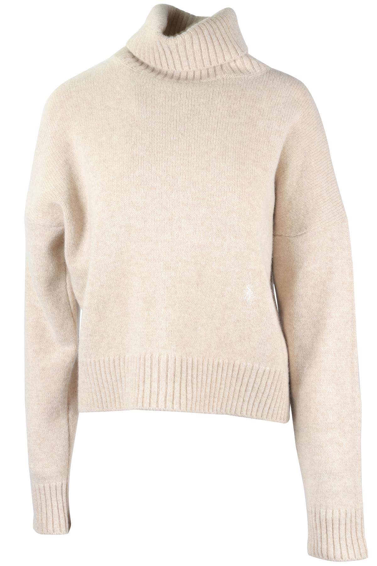 SPORTY & RICH BEIGE WOOL SWEATER MEDIUM