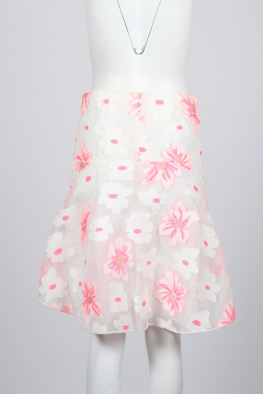 CHLOÉ COTTON AND SILK BLEND MINI SKIRT FR 34 UK 6