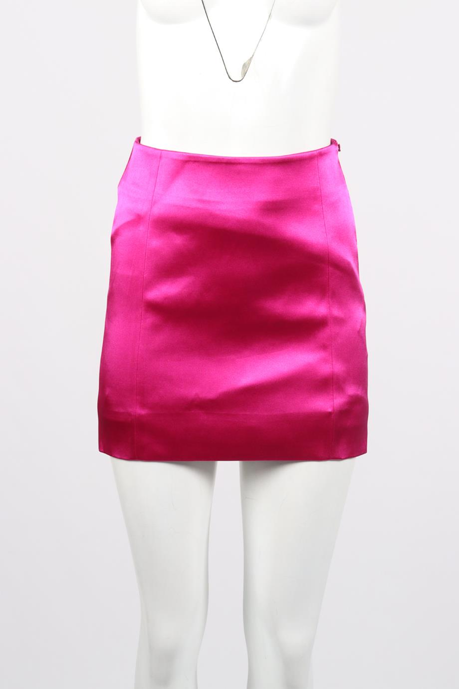 FRAME SATIN MINI SKIRT US 2 UK 6