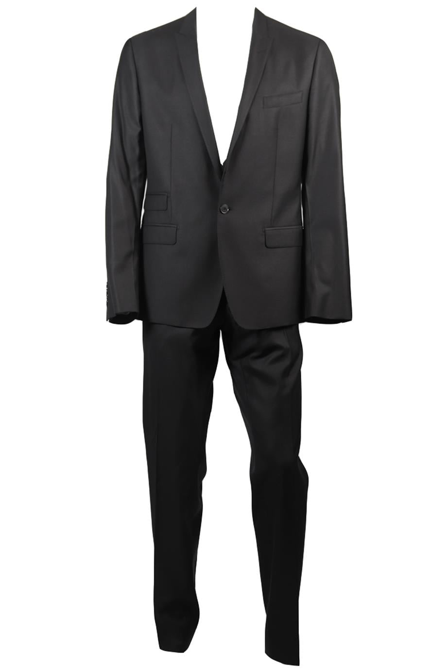 DOLCE & GABBANA MEN'S WOOL AND SILK BLEND TWO PIECE SUIT IT 50 UK/US 34 FR 42
