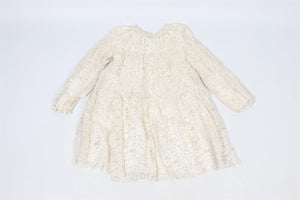 CHLOÉ GOLD KIDS GIRLS SILK DRESS 8 YEARS