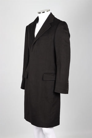 GUCCI BLACK MEN'S WOOL COAT IT 46 UK 36