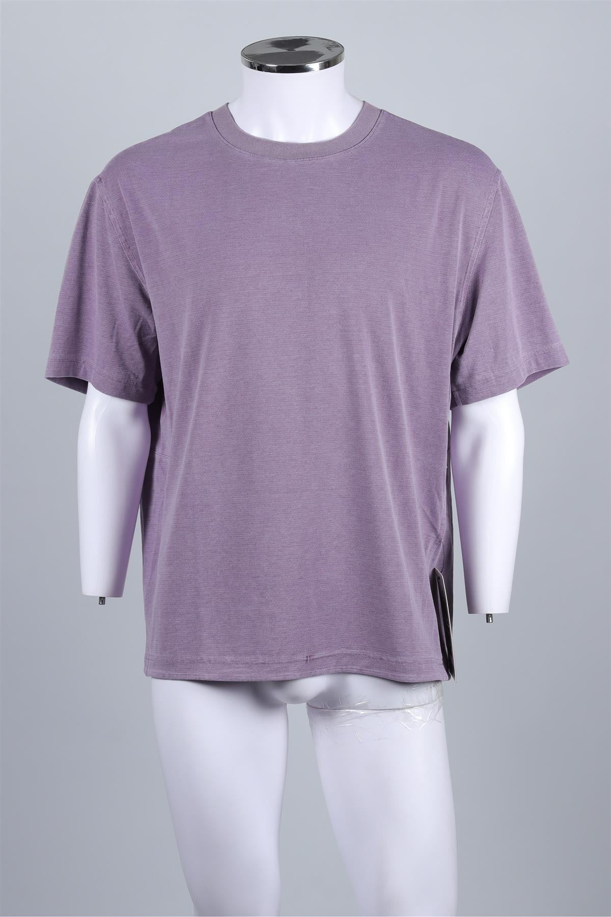 LULULEMON PURPLE MEN'S COTTON T-SHIRT LARGE