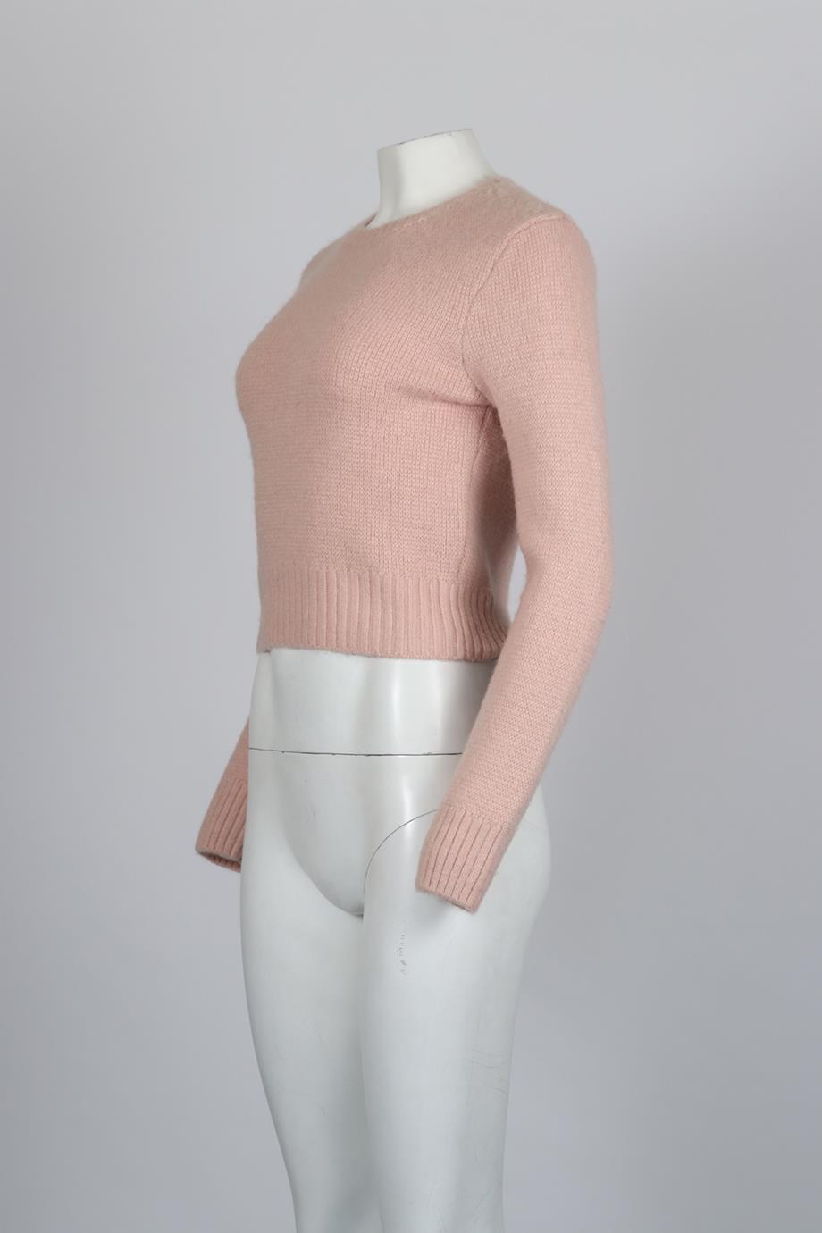 RE/DONE WOOL AND ALPACA BLEND SWEATER SMALL