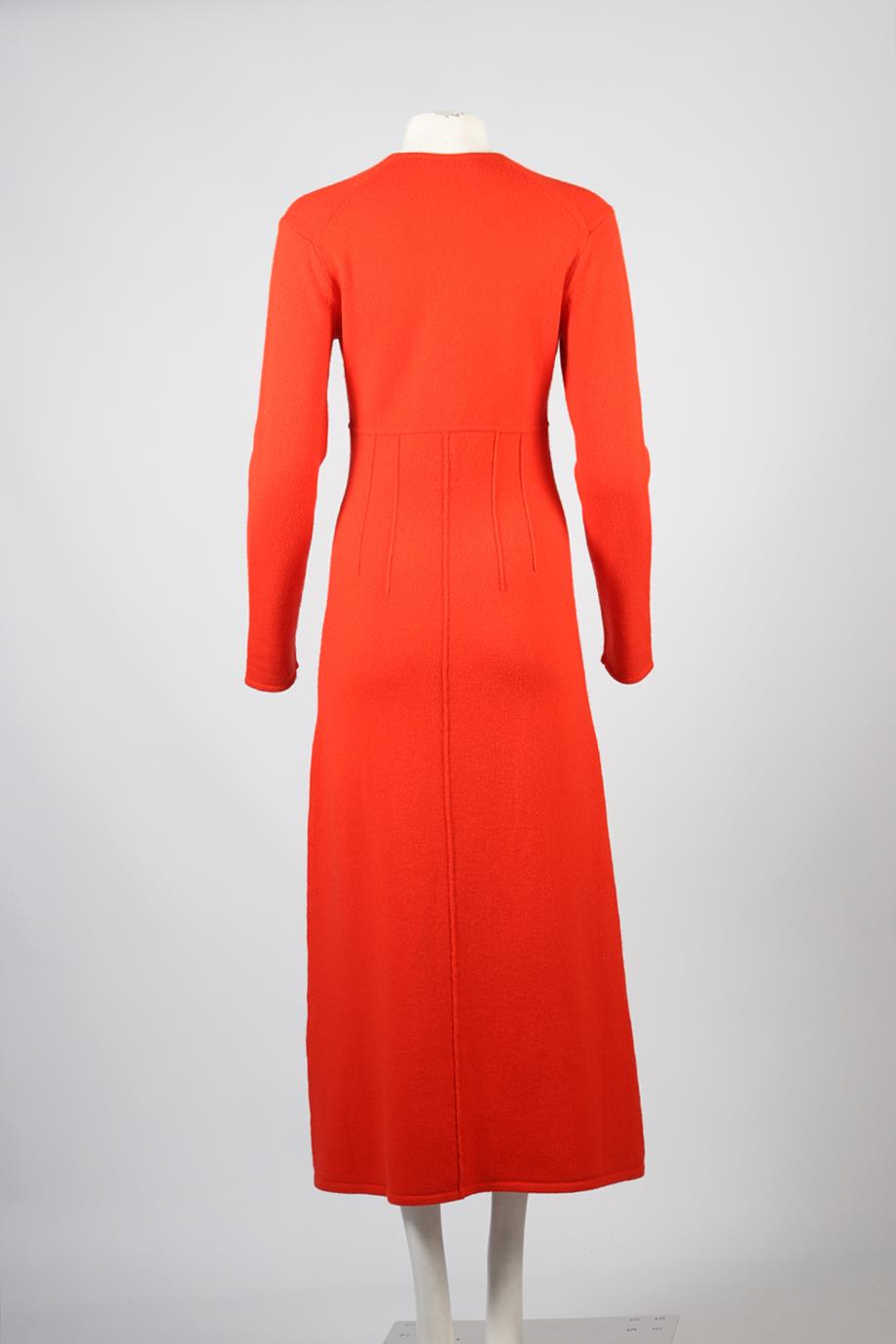 DOROTHEE SHUMACHER WOOL BLEND MAXI DRESS UK 12