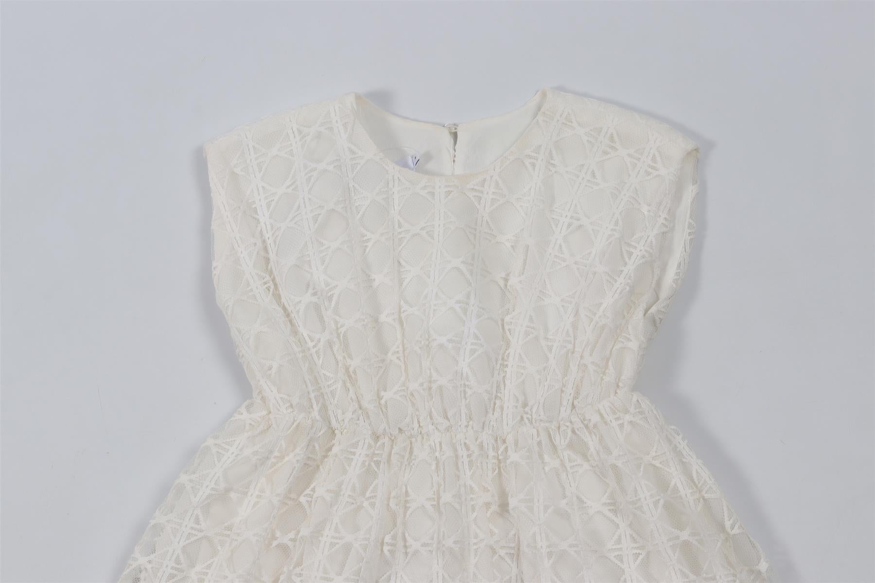 CHRISTIAN DIOR WHITE KIDS GIRLS DRESS 4 YEARS