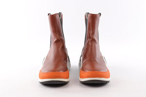 LOUIS VUITTON BROWN ARCHLIGHT LEATHER ANKLE BOOTS EU 41 UK 7 US 11