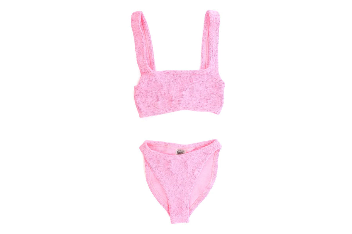 HUNZA G PINK BIKINI ONE SIZE