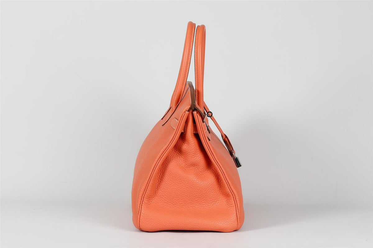 HERMÈS 2013 BIRKIN 35CM CLEMENCE LEATHER BAG