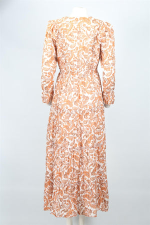MAJE PRINTED MAXI DRESS UK 14