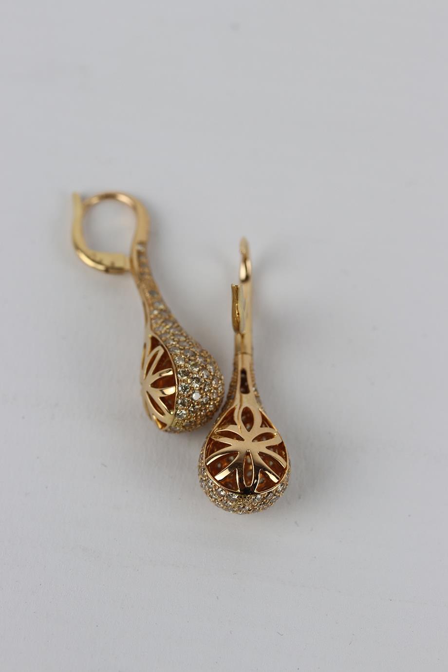NOA FINE JEWELLERY OCTOPUSSY 18K ROSE GOLD AND DIAMOND EARRINGS