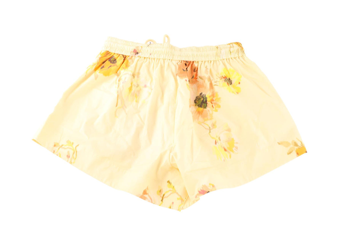 ZIMMERMANN YELLOW COTTON SHORTS UK 14