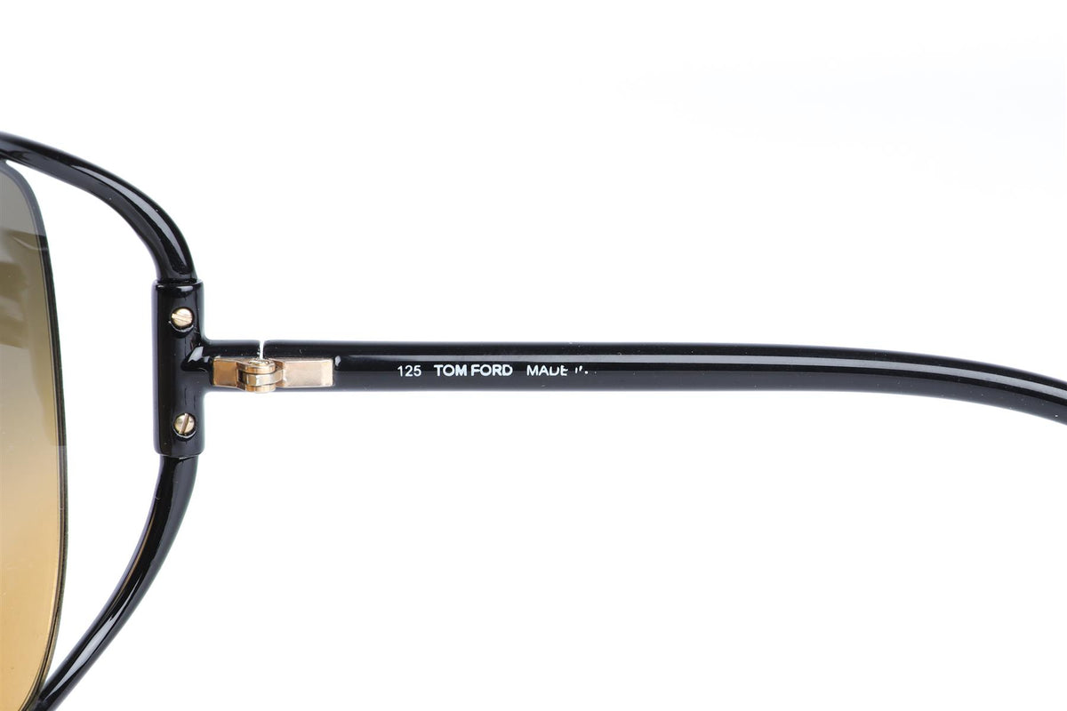 TOM FORD BLACK FRAME SUNGLASSES