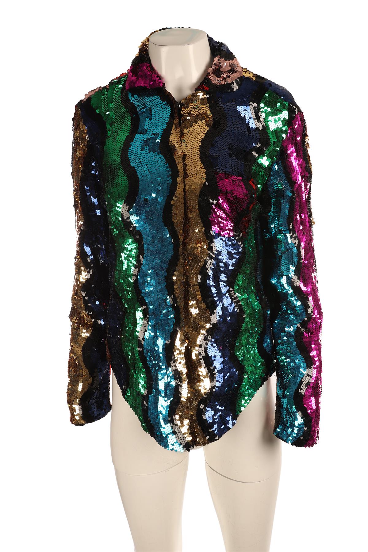 MIRA MIKATI MULTI SEQUIN JACKET FR 36 UK 8