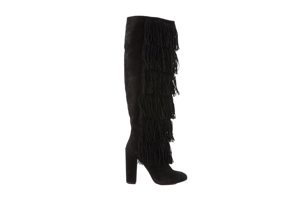 PAUL ANDREW BLACK SUEDE BOOTS EU 38 UK 5 US 8