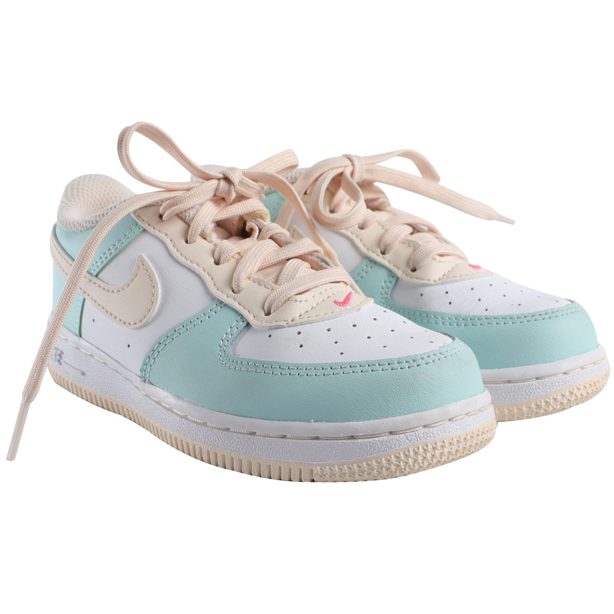 NIKE BLUE KIDS LEATHER SNEAKERS EU 27 UK 9.5 US 10