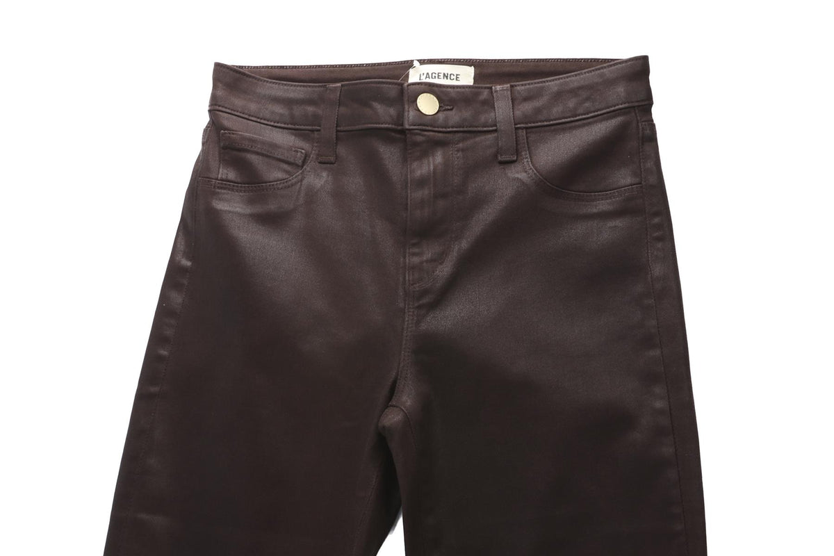 L'AGENCE BROWN HIGH RISE BOOTCUT JEANS W25 UK 6/8