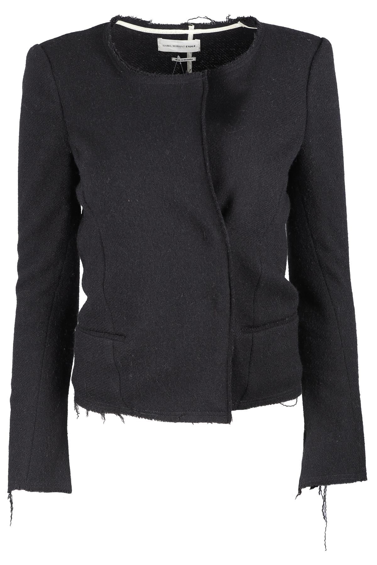 ISABEL MARANT ÉTOILE BLACK WOOL JACKET FR 36 UK 8